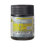 สีแลคเกอร์เมทัลลิกดำ GX-201 - GX-201