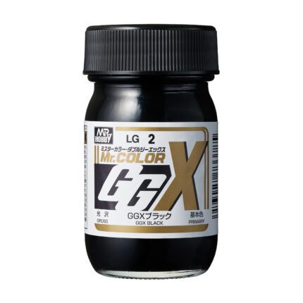 สีแลคเกอร์ Mr.Color GGX สีดำเงา LG-2 - LG-2