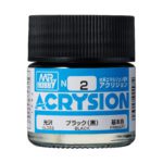 สีอะคริลิค MR.ACRYSION N-02 BLACK - N-2