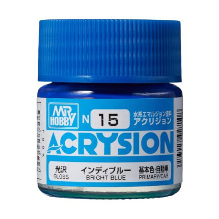 สีอะคริลิค N-15 น้ำเงินสด Mr.Hobby - N-15