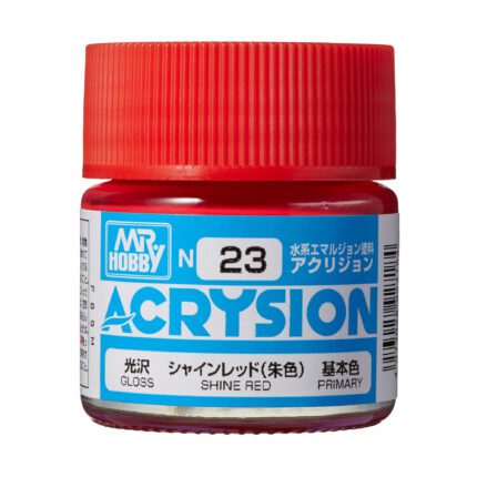 สีอะคริลิค N-23 แดงเงา - N-23