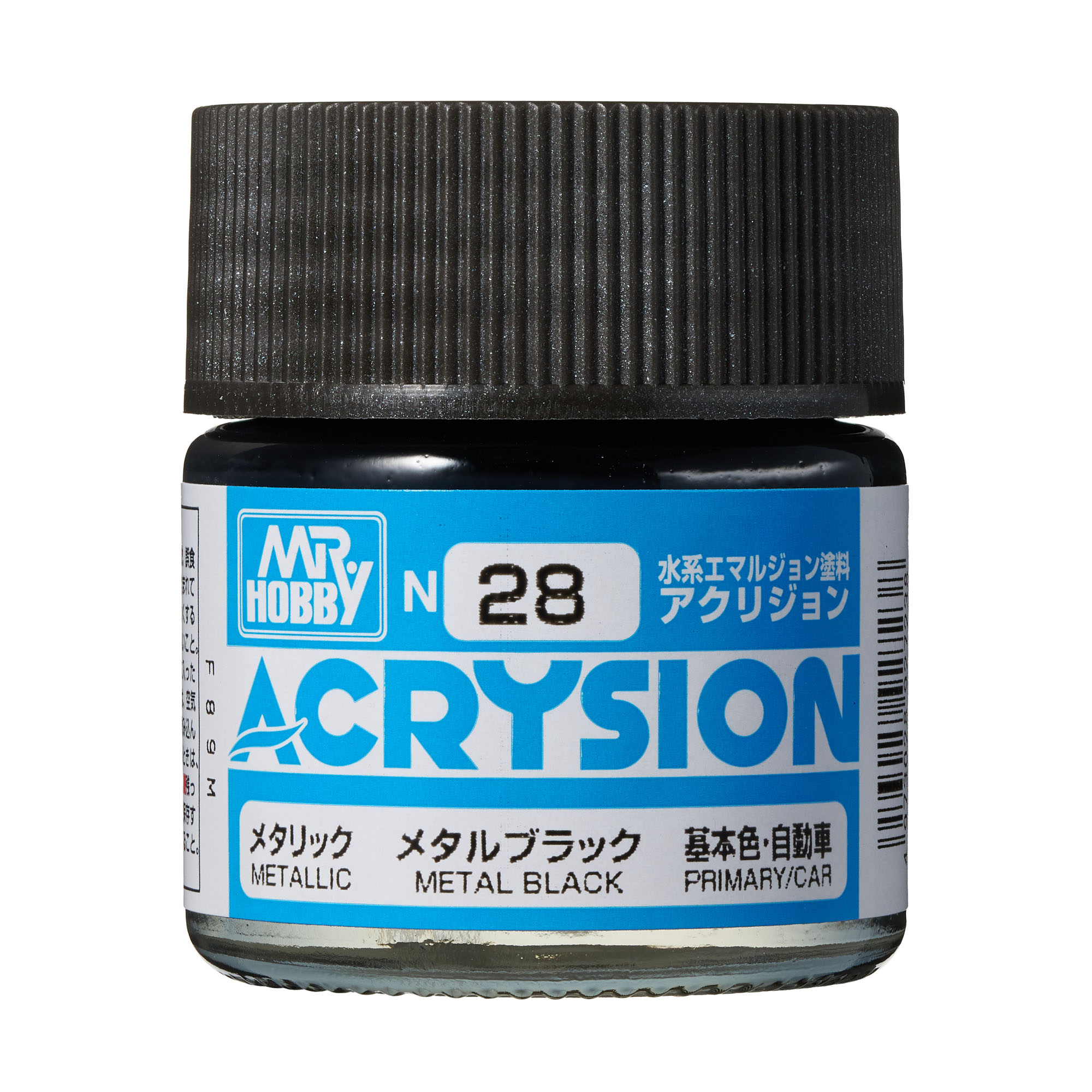 N-028 สีอะคริลิค N-28 เมทัลแบล็ค - N-28