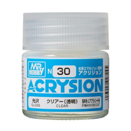 สีอะคริลิค MR.ACRYSION N-30 CLEAR - N-30