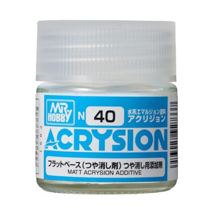 สีอะคริลิค MR.ACRYSION N-40 แฟลตเบส - N-40