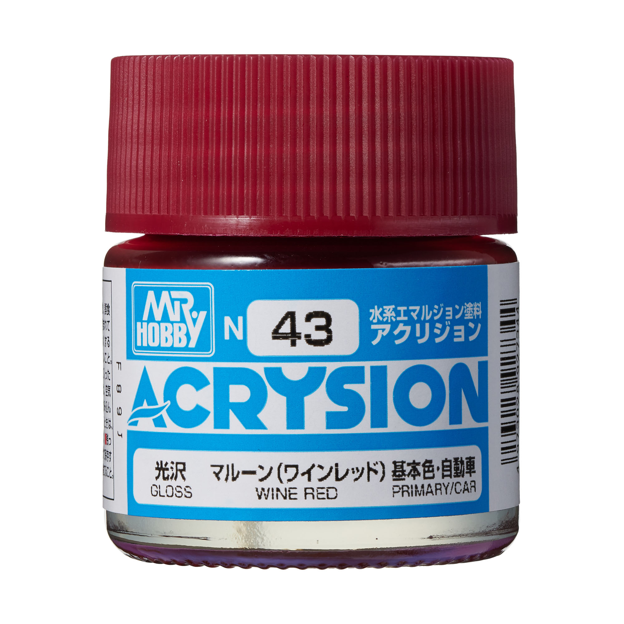 สีอะคริลิค N-43 ไวน์เรด - N-43