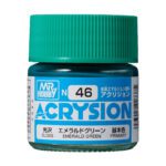 สีอะคริลิค N-46 สีเขียวมรกต - N-46
