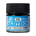 สีอะคริลิค N-55 สีน้ำเงินกลางคืน - N-55