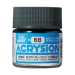 สีอะคริลิค N-68 RLM74 สีเขียวเทา - N-68