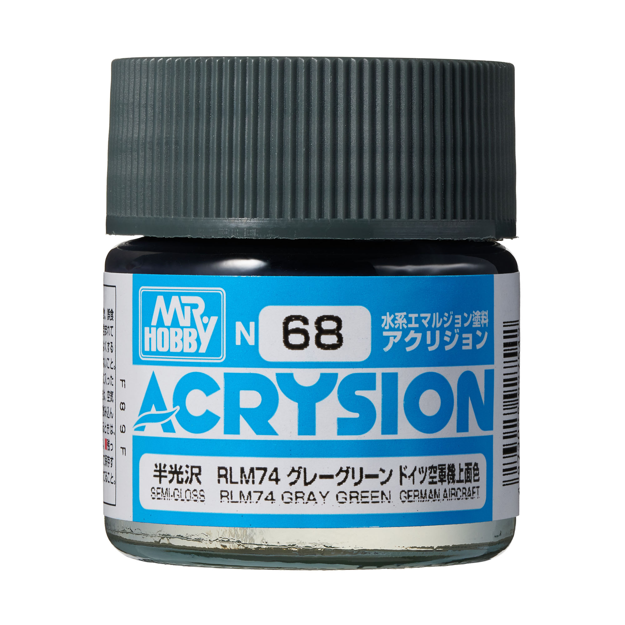 สีอะคริลิค N-68 RLM74 สีเขียวเทา - N-68