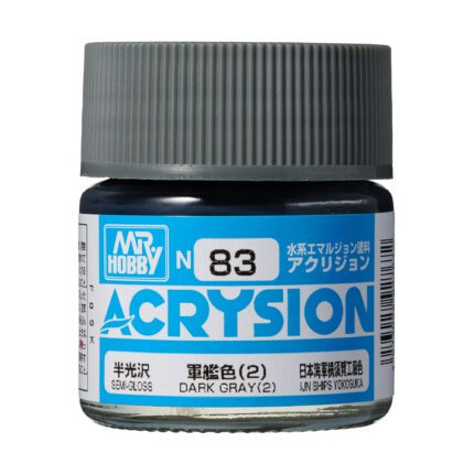 สีอะคริลิค MR.ACRYSION N-83 เทาเข้ม - N-83