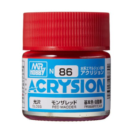 สีอะคริลิค N-86 แดงแมดเดอร์ - N-86