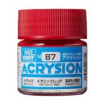 สีอะคริลิคเมทัลลิคแดง N-87 - N-87