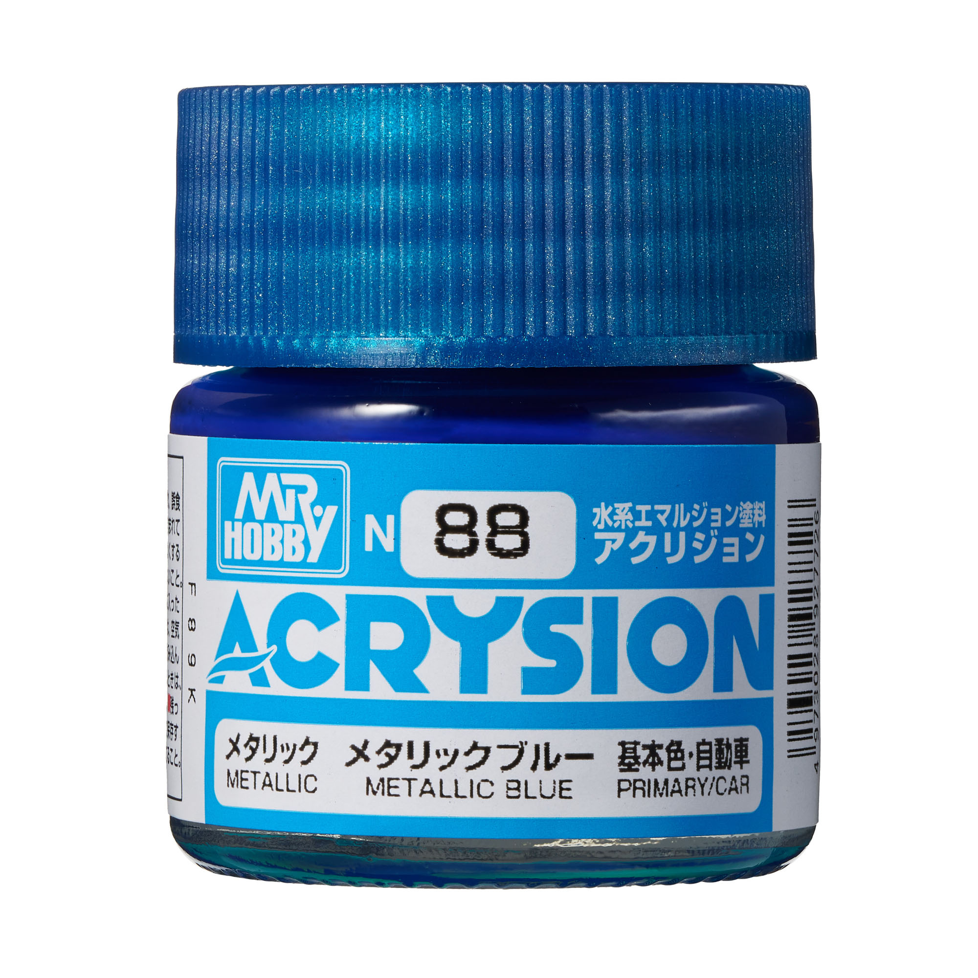 สีอะคริลิค MR.ACRYSION N-88 สีน้ำเงินเมทัลลิค - N-88