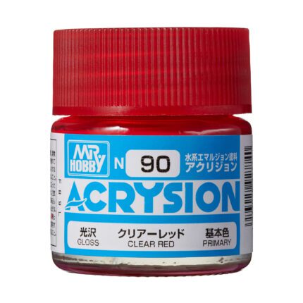 สีอะคริลิคใสแดง N-90 - N-90