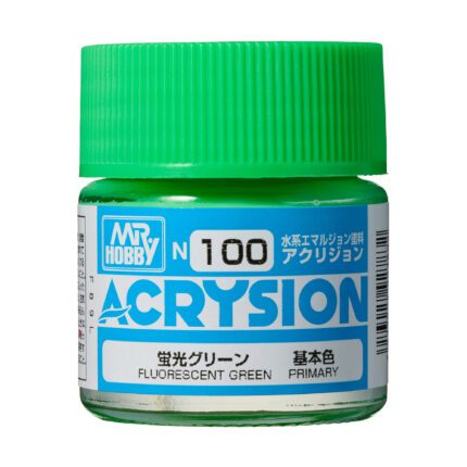 สีอะคริลิค N-100 ฟลูออเรสเซนต์กรีน - N-100