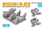 Rye Field Model (RFM) 1/48 M1240A1 M-ATV MRAP w/Full Interior (RFM4801) - RFM4801