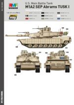 Rye Field Model 1/35 M1A1/M1A2 Tusk w/workable track links (RFM5004) - RFM5004
