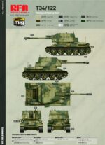 Rye Field Model 1/35 T-34/122 Egyptian (RFM5013) - RFM5013