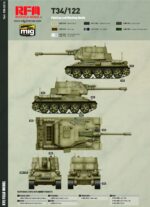 Rye Field Model 1/35 T-34/122 Egyptian (RFM5013) - RFM5013