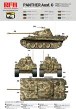 Rye Field Model 1/35 Panther Ausf.G Early/Late Production w/Workable Track Links (RFM5018) - RFM5018