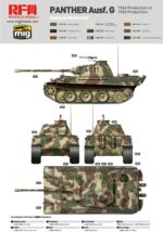 Rye Field Model 1/35 Panther Ausf.G Early/Late Production w/Workable Track Links (RFM5018) - RFM5018