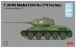 Rye Field Model 1/35 T-34/85 Model 1944 No.174 Factory (RFM5040) - RFM5040