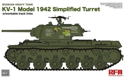 Rye Field Model (RFM) 1/35 KV-1 Model 1942 Simplified Turret w/Workable Track Links (RFM5041) - RFM5041