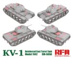 Rye Field Model (RFM) 1/35 KV-1 Reinforced Cast Turret Tank Model 1942 (RFM5056) - RFM5056