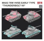 Rye Field Model 1/35 M4A3 76W HVSS Early Type Thunderbolt VII (RFM5092) - RFM5092