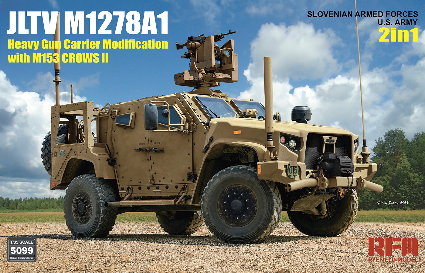 Rye Field Model 1/35 JLTV M1278A1 HGC w/M153 CROWSII (RFM5099) - RFM5099