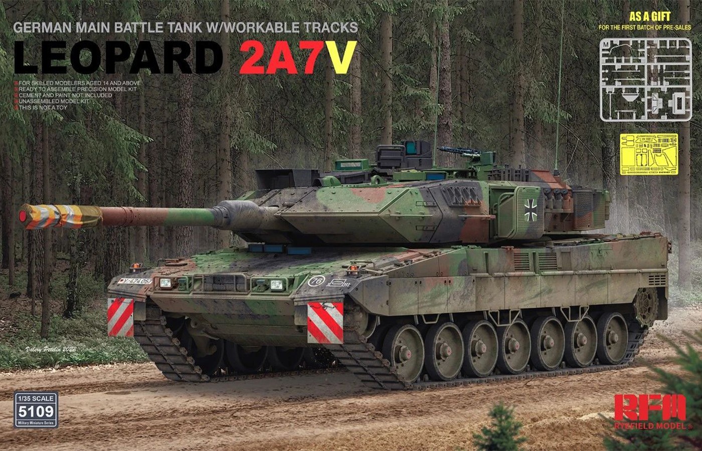Rye Field Model 1/35 Leopard 2A7V (RFM5109) - RFM5109