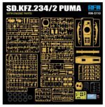 Rye Field Model 1/35 Sd.Kfz.234/2 Puma with Engine Parts (RFM5110) - RFM5110