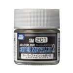 สีแลคเกอร์ Mr.Color SM-201 ซูเปอร์ไฟน์ซิลเวอร์ 2 - SM-201