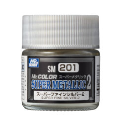สีแลคเกอร์ Mr.Color SM-201 ซูเปอร์ไฟน์ซิลเวอร์ 2 - SM-201