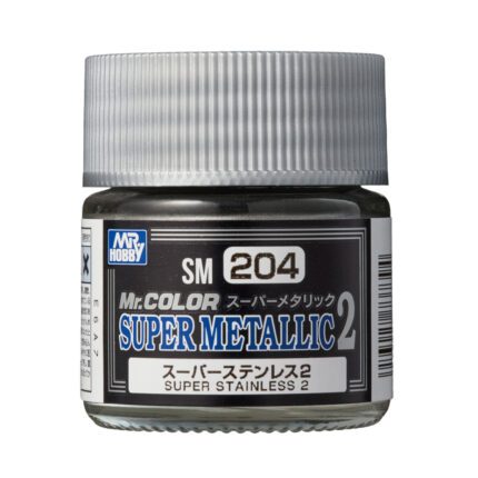 สีแลคเกอร์ Mr.COLOR SM-204 SUPER STAINLESS 2 - SM-204