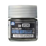 สีแลคเกอร์ Mr.Color SM-206 ซุปเปอร์โครมเงิน 2 - SM-206
