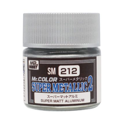สีแลคเกอร์ Mr.Color SM-212 ซูเปอร์เมทัลลิค 2 (ซูเปอร์แมตต์อลูมิเนียม) - SM-212