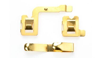 Tamiya Mini 4WD Part Gold Plated Terminal Set (TA15421) - TA15421