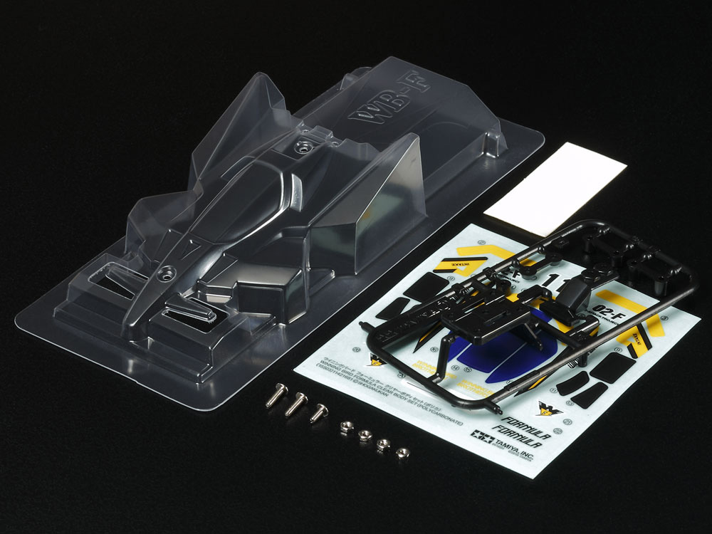 TA15503_1 Tamiya Mini 4WD Winning Bird Formula Clear Body Set (TA15503) - TA15503