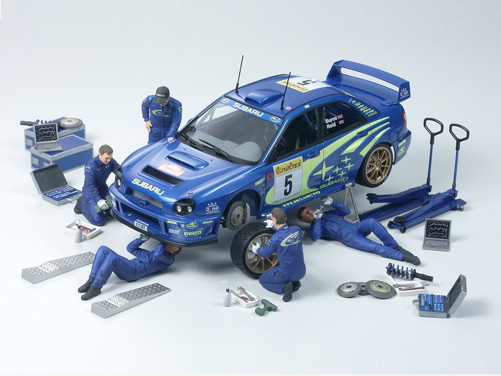 TA24266_1 Tamiya 1/24 Rally Mechanics Sets (TA24266) - TA24266
