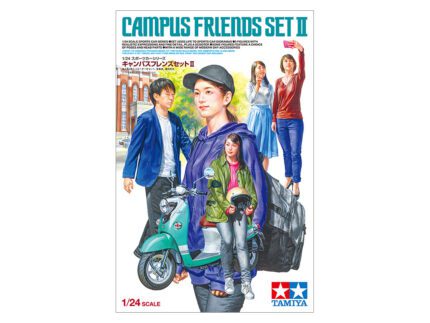 Tamiya 1/24 Campus Friends Set II (TA24356) - TA24356