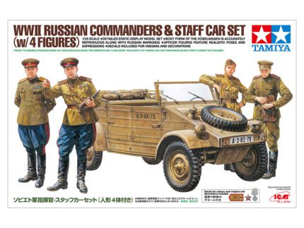 Tamiya 1/35 WWII Russian Commanders & Staff Car (TA25153) - TA25153