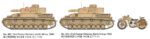 Tamiya 1/35 Panzerkampfwagen IV Ausf F & Motorcycle North Africa (TA25208) - TA25208