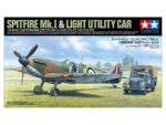 Tamiya 1/48 Supermarine Spitfire Mk.I & Light Utility Car 10HP Tilly Set (TA25211) - TA25211