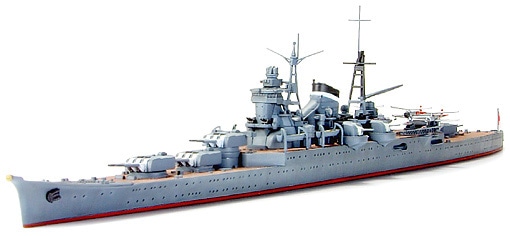 TA31344_1 Tamiya 1/700 Kumano Japanese Light Cruiser (TA31344) - TA31344