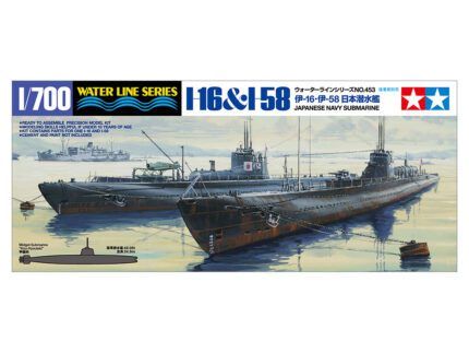 Tamiya 1/700 Japanese Navy Submarine I-16 & I-58 (TA31453) - TA31453