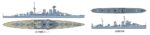Tamiya 1/700 Hood & E Class Destroyer (TA31806) - TA31806