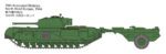 Tamiya 1/48 Churchill Mk.VII (TA32594) - TA32594