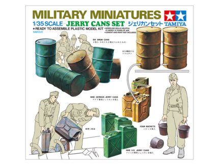 Tamiya 1/35 Jerry Cans Set (TA35026) - TA35026