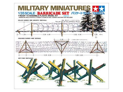 Tamiya 1/35 Barricade Set (TA35027) - TA35027